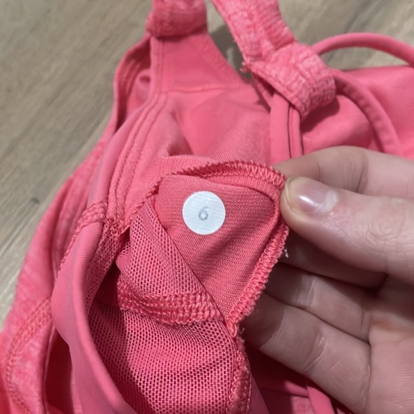 Lululemon Sunset Salutation Tank sz 6 In Pink Lemonade - Picture 6 of 6